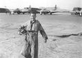 No 77 Squadron Association Korea photo gallery - Dave Irlam - smiling after survivin an encounter with a few MiGs (D. Smith)